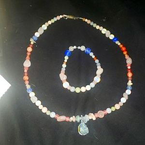 Semi precious stone bracelet